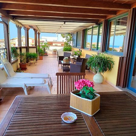"Appartamento Del Mare Gliaca" Con Vista Isole Eolie,Ampia Terrazza,Wifi E Parcheggio Privato Gratuito Piraino Zewnętrze zdjęcie