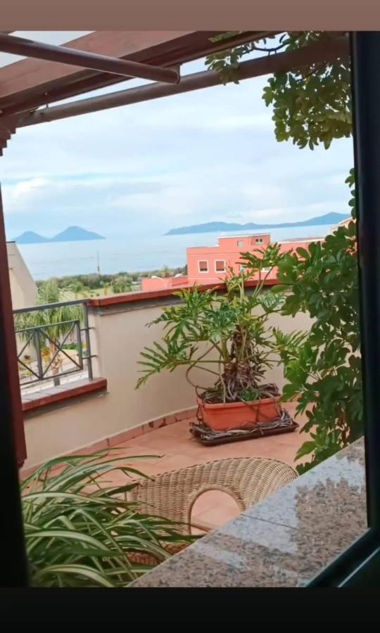 "Appartamento Del Mare Gliaca" Con Vista Isole Eolie,Ampia Terrazza,Wifi E Parcheggio Privato Gratuito Piraino Zewnętrze zdjęcie